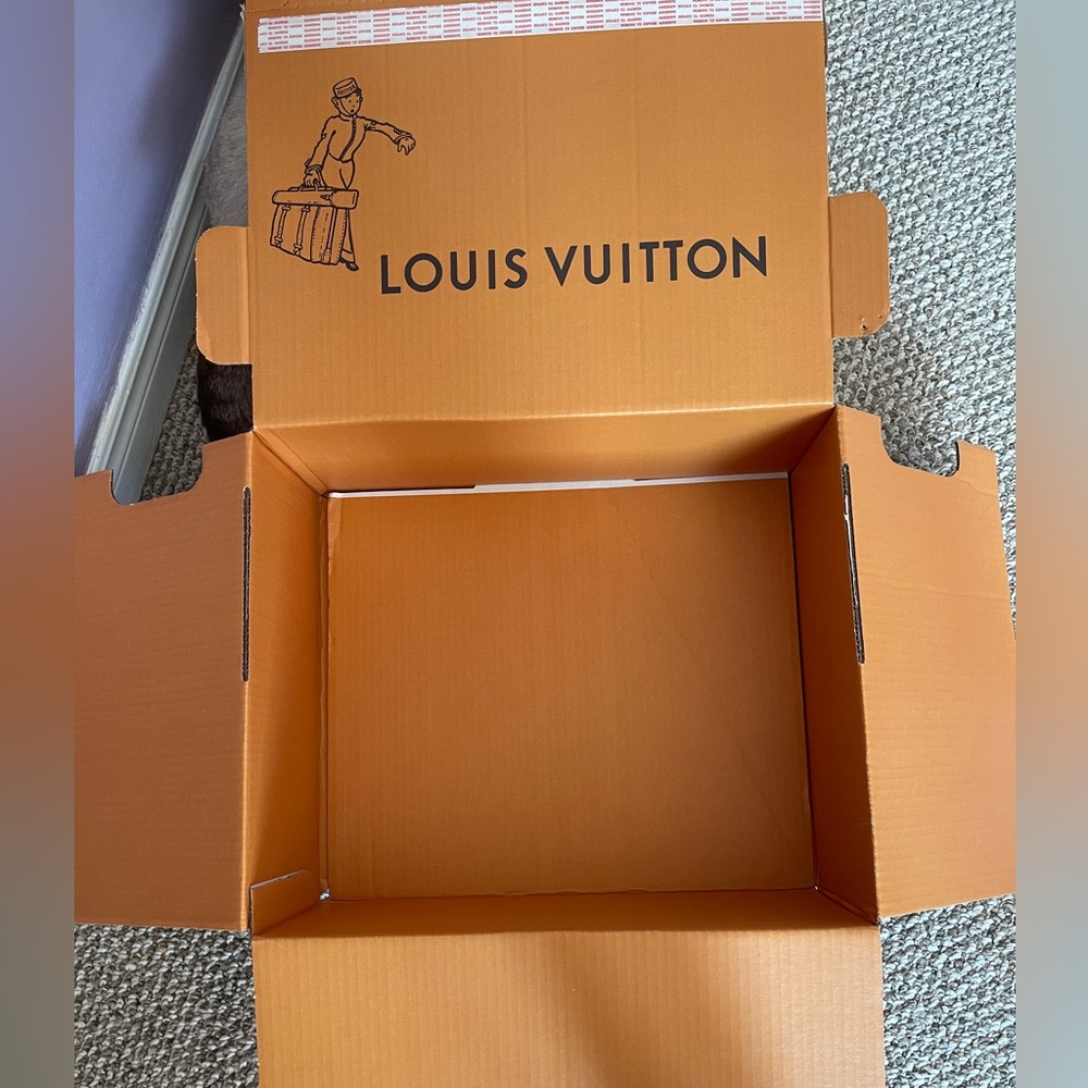 Authentic Louis Vuitton shipping box